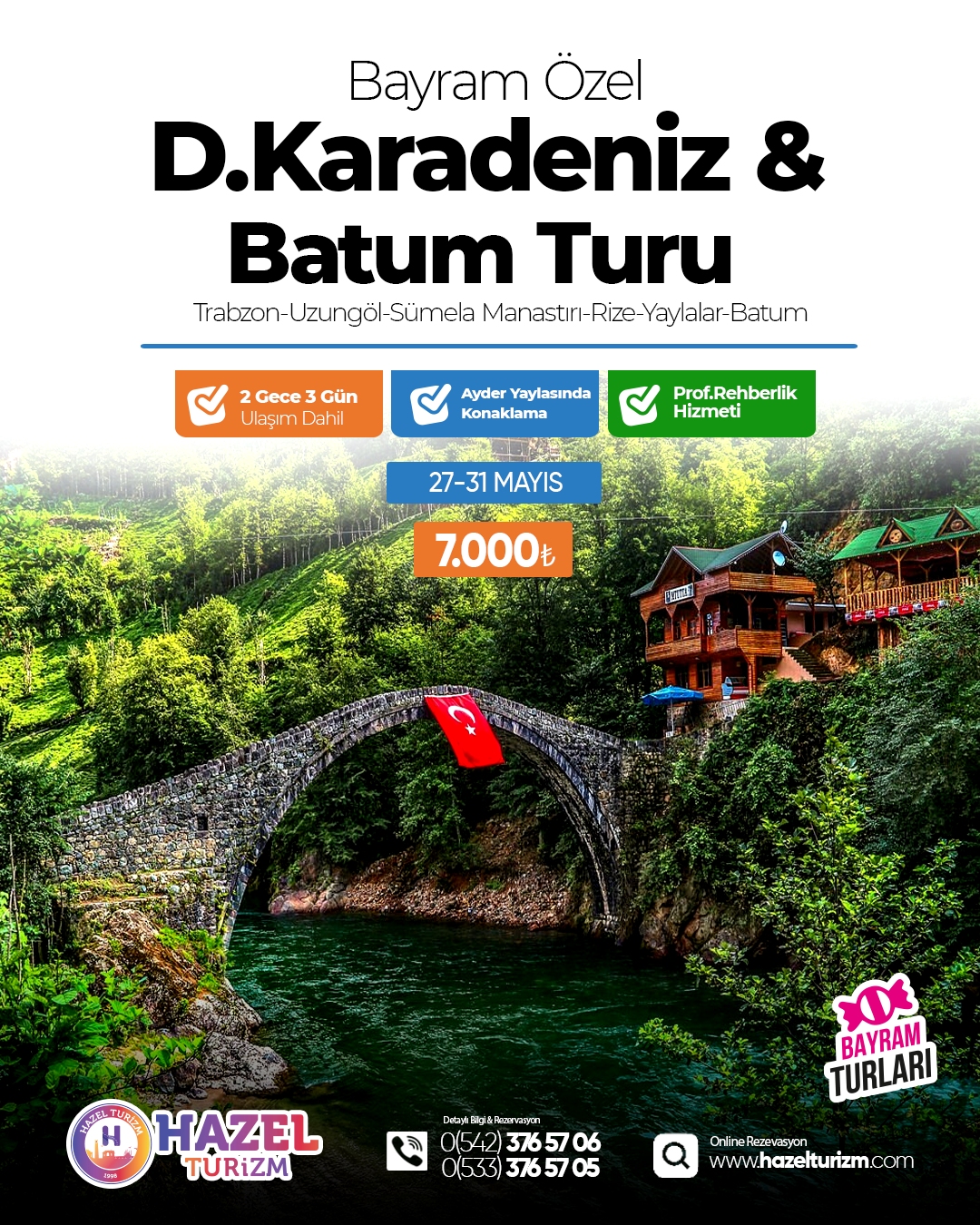 DOĞU KARADENİZ & BATUM TURU 