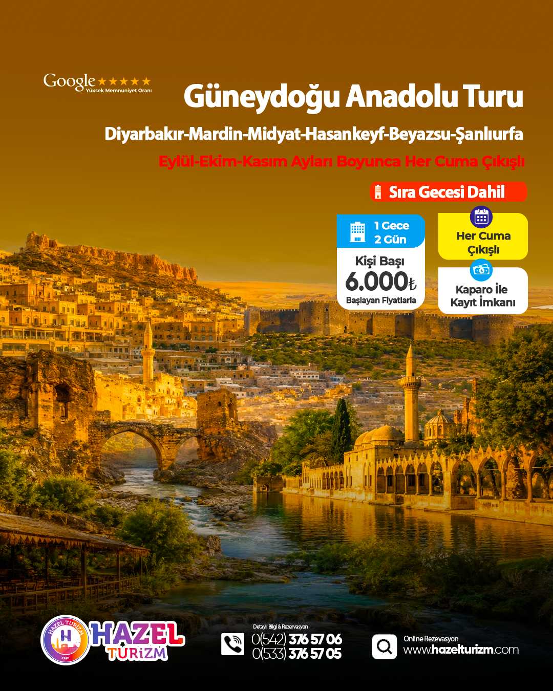 GÜNEYDOĞU ANADOLU TURU